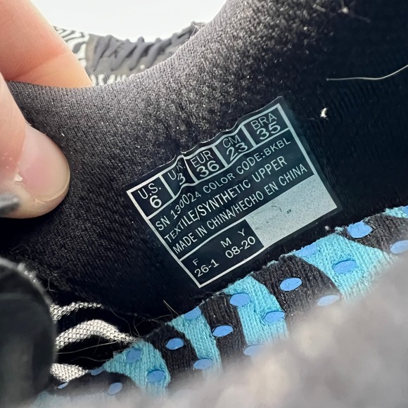 Skechers Go Run Razor 3 Cloak Running Shoes Womens 6 Black Zebra Lace Up Low Top - Picture 6 of 16